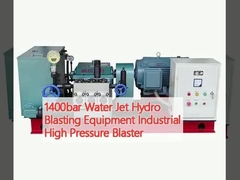 1400bar Water Jet Hydro Blasting Equipment อุตสาหกรรม เครื่องระเบิดแรงดันสูง