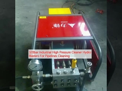 เครื่องฉีดน้ำแรงดันสูงอุตสาหกรรม 320 บาร์สำหรับทำความสะอาดท่อ