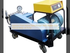 เครื่องพ่นน้ำแรงดันสูง Marine Triplex Plunger รุ่นป้องกันการระเบิด