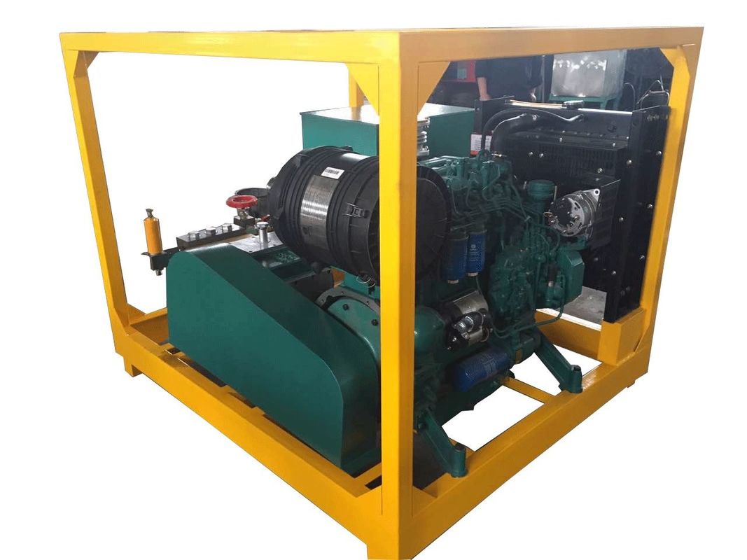 22kw 100MPa Motorized Boiler Hydro Test Pump Pressure Test Pump For Wellhead