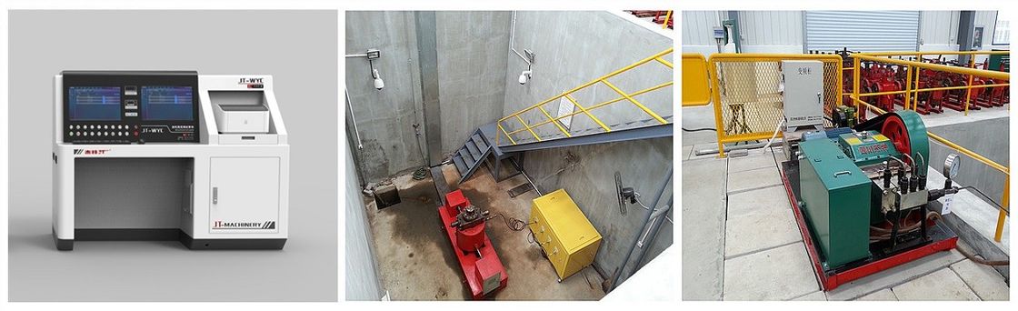 Hydrostatic Test Unit Hydro Test System High Pressure Test Bench With Chart Recorder