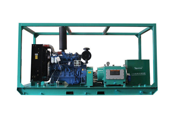 เครื่องฉีดน้ำแรงดันสูง 20000psi ออกแบบอุตสาหกรรม ระบบทำความสะอาดแรงดันสูง