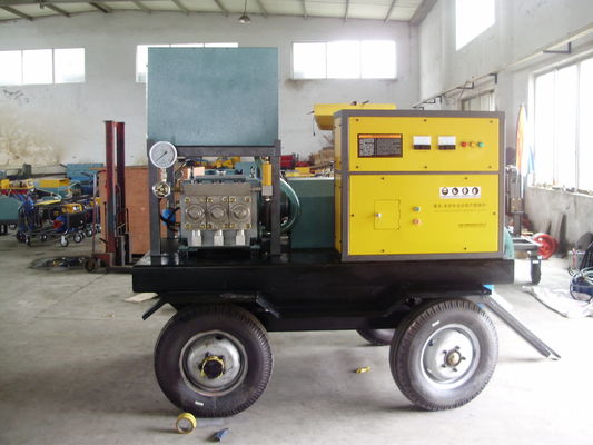 15000psi 75kw Electric Hydro Test Pump หน่วยทดสอบแรงดันสูงสำหรับท่อ
