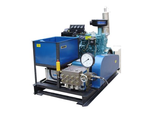 เครื่องฉีดน้ำแรงดันสูงอุตสาหกรรม 400bar เครื่องทำความสะอาด Hydro Jet 30kw