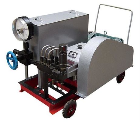 100MPa 5.5kw ปั๊มทดสอบพลังน้ำแรงดันสูงสำหรับการทดสอบแรงดันท่อน้ำมันระบบทดสอบแรงดันน้ำ