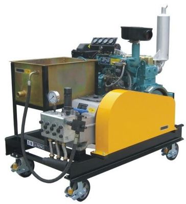 เครื่องฉีดน้ำแรงดันสูงอุตสาหกรรม 22kw 11600psi ระบบทำความสะอาดแรงดันสูง