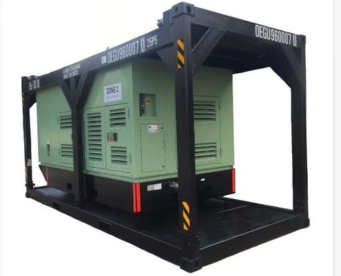 10000psi ATEX ZONE 2 หน่วยปั๊มแรงดันสูง ปั๊มน้ํากันระเบิดในทะเล