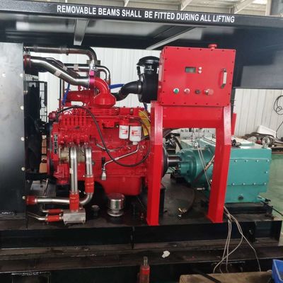 โซน 2 Water Jetting Unit หน่วยปั๊มแรงดันสูง 400L/Min 140bar สำหรับการทำความสะอาดนอกชายฝั่ง