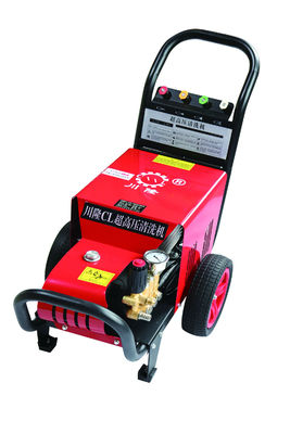 เครื่องล้างรถแรงดันสูงสามเฟสเชิงพาณิชย์แบบพกพา 180bar 4KW