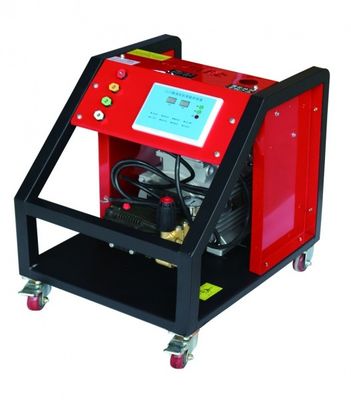 เครื่องล้างรถแรงดันสูงสามเฟสเชิงพาณิชย์แบบพกพา 180bar 4KW