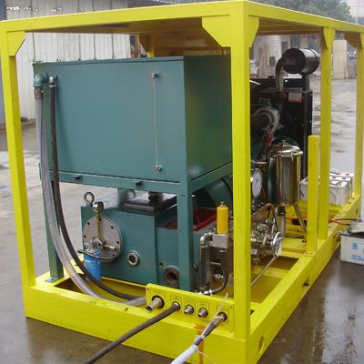 90kw 620bar Water Blaster ความดันสูง Hydro Blaster สําหรับภาพวาดเก่า